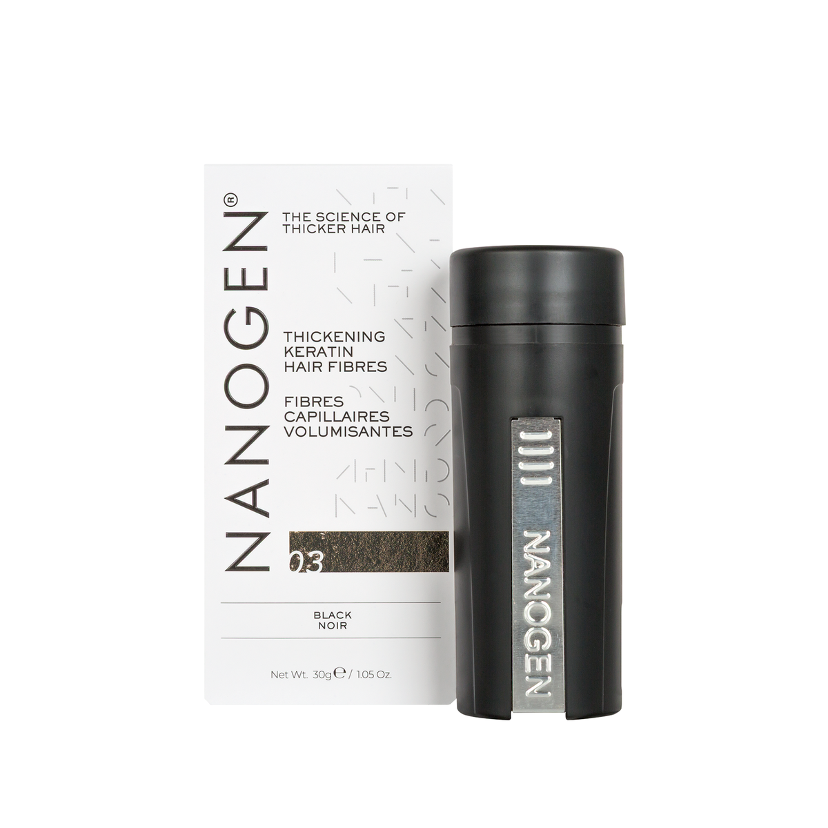 NANOGEN HAIR FIBRES - Black - Nanogen
