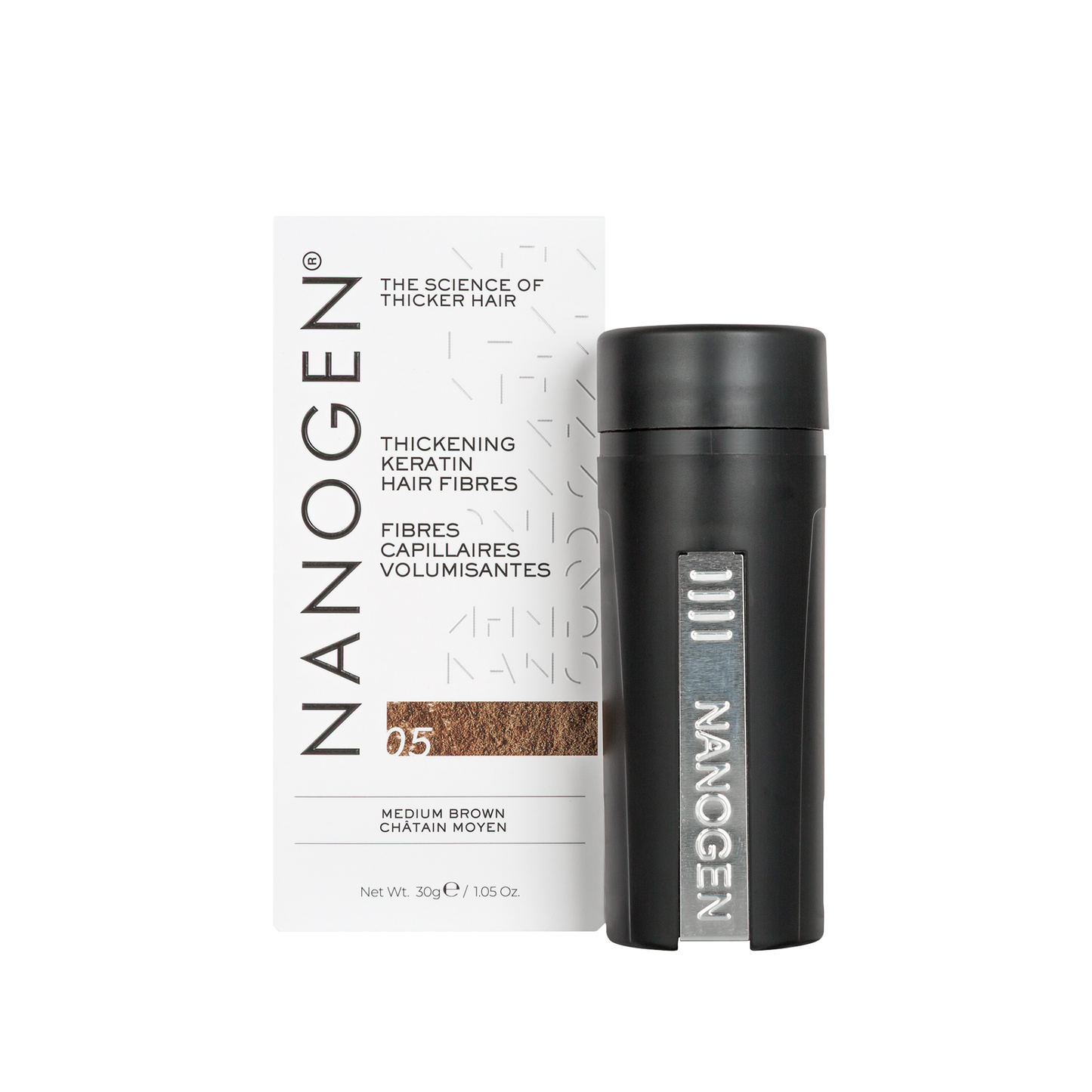 NANOGEN HAIR FIBRES - Medium Brown - Nanogen