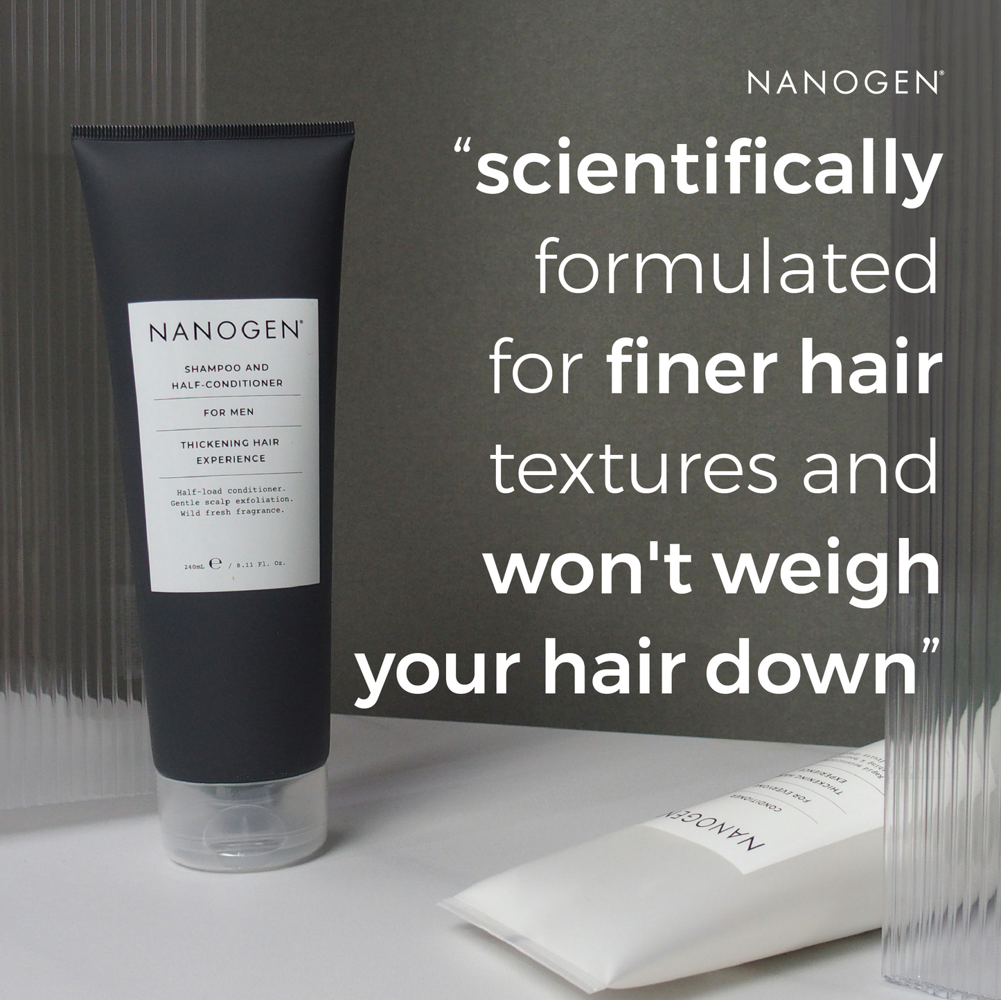 NANOGEN SHAMPOO & HALF-CONDITIONER FOR MEN - Nanogen
