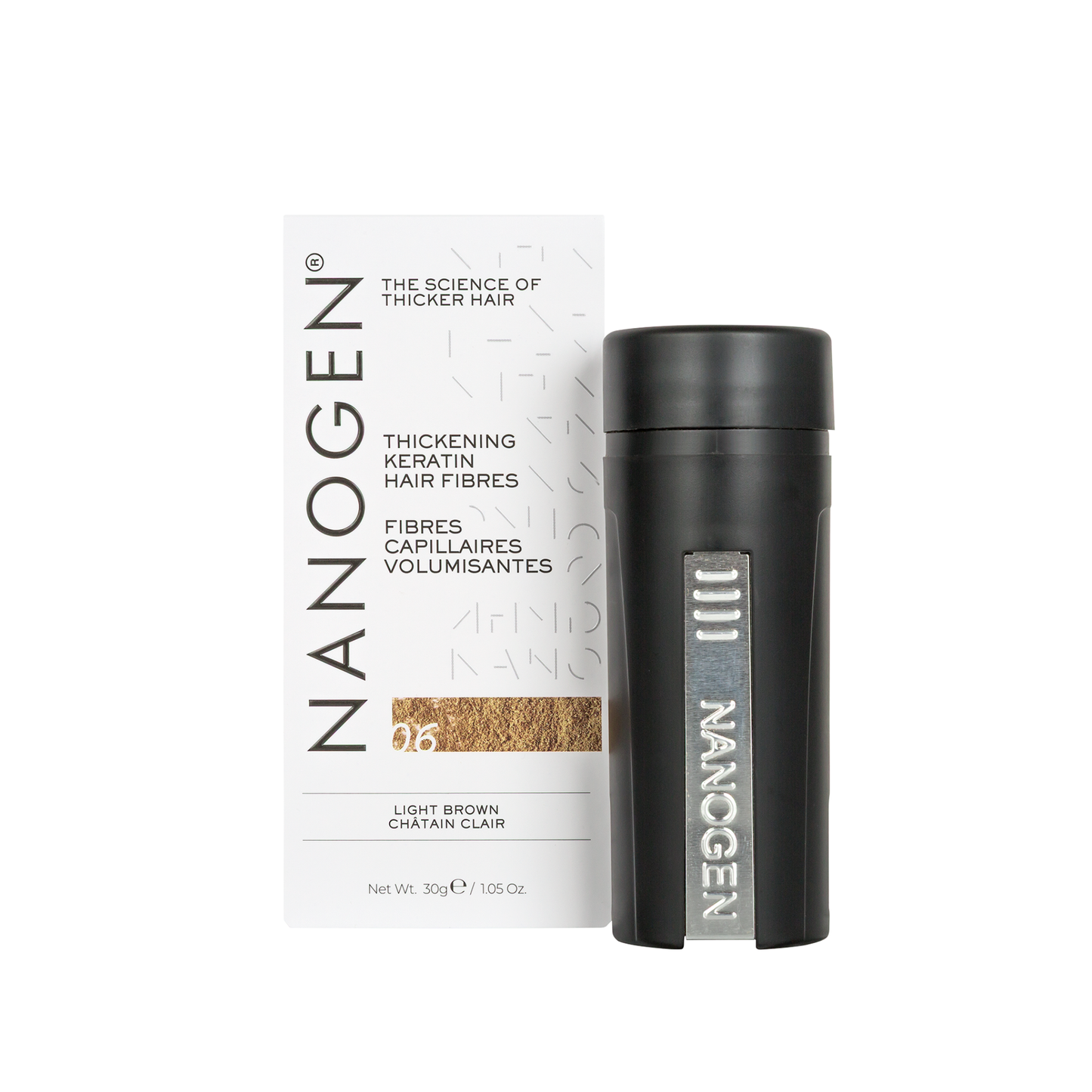 NANOGEN HAIR FIBRES - Light Brown - Nanogen