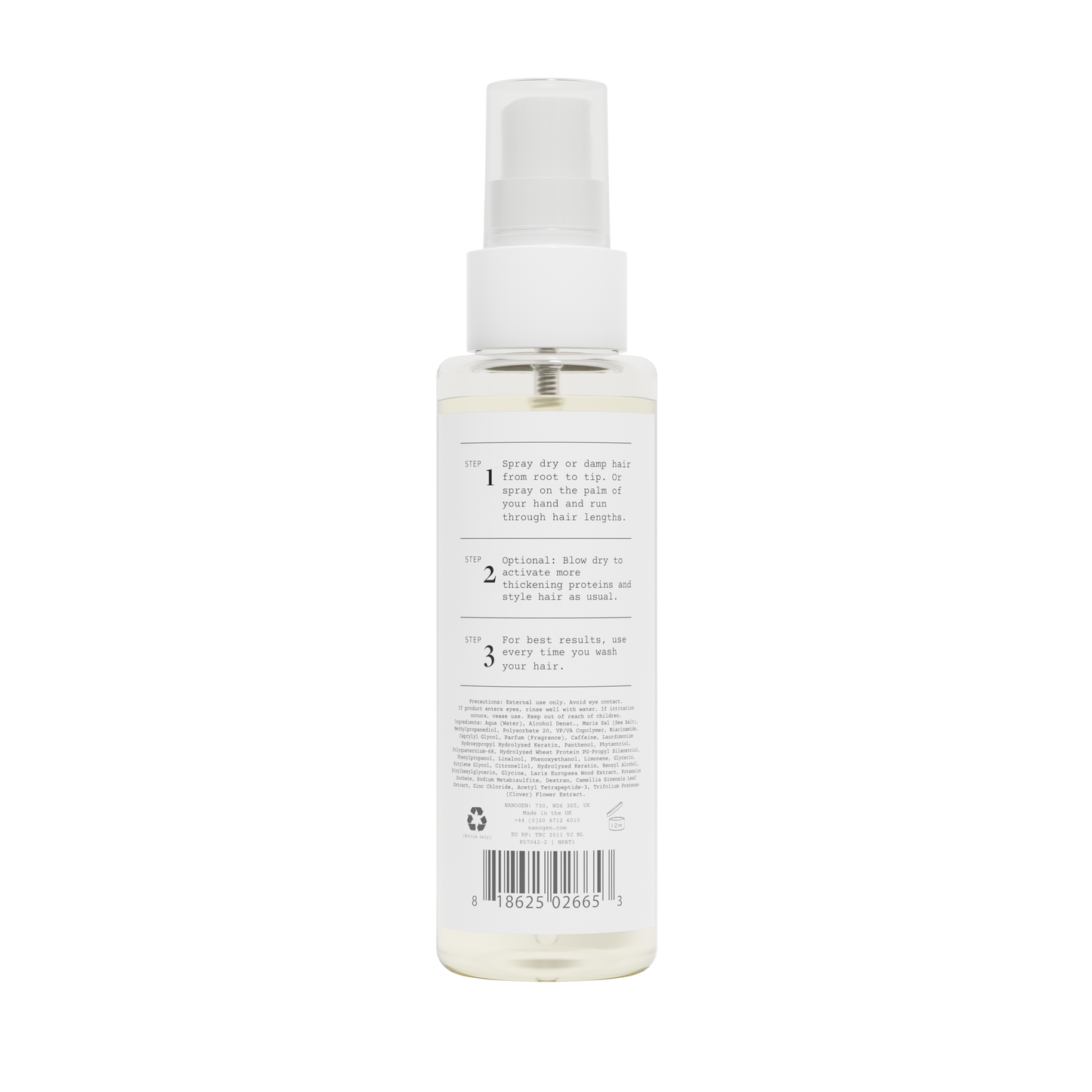 Nanogen Root Boost Thickening Spray - Nanogen