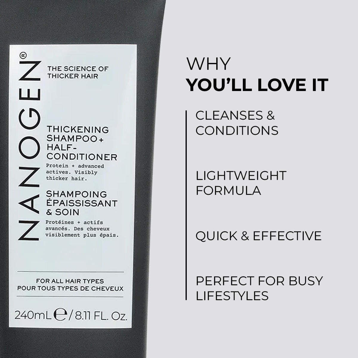 Thickening Shampoo + Half-Conditioner